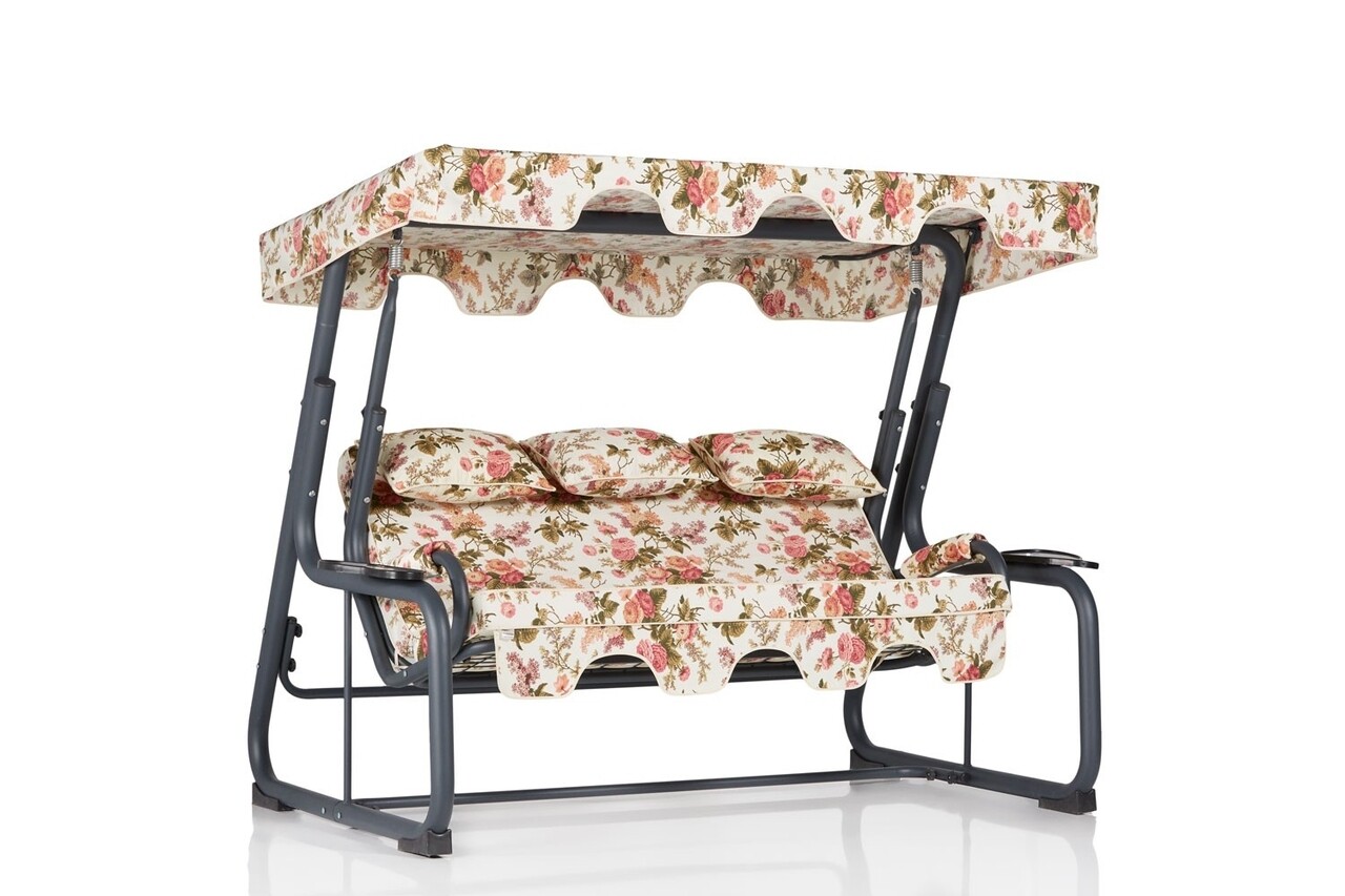 Balansoar Vitis-4, Clara, 3 locuri, multicolor - imagine 4